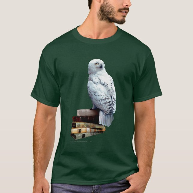 Camiseta Hedwig en libros (Anverso)
