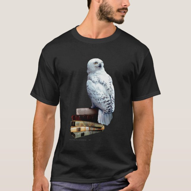 Camiseta Hedwig en libros (Anverso)