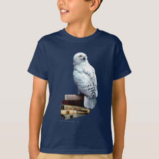 Camiseta Hedwig sobre libros