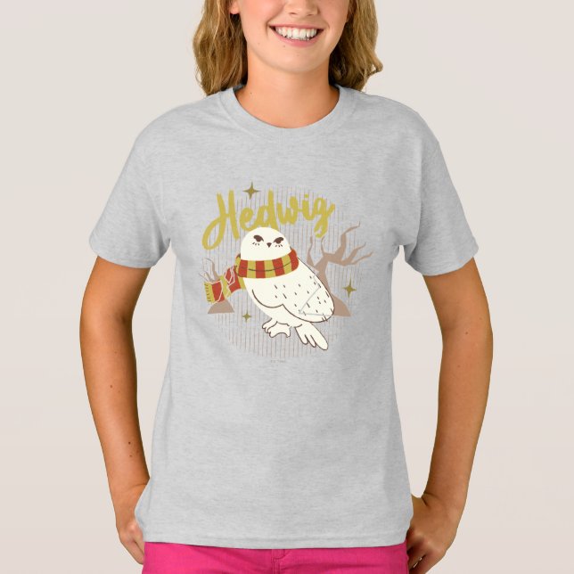 Camiseta Hedwig Whimsical Forest Drawing (Anverso)