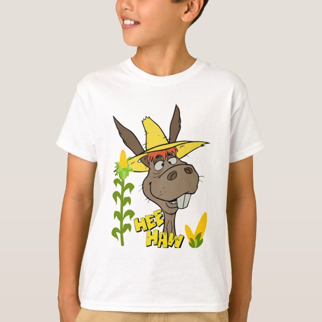 Camiseta Hee Haw Donkey Vintage (Anverso)