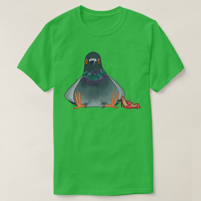 Camiseta Heel Pigeon (Diseño del anverso)