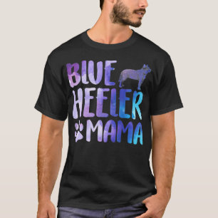 Camiseta Heeler Mama Australian Cattle Dog Mom Blue Dad
