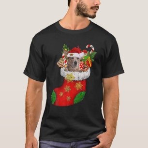 Camiseta Heeler RED en Navidades de choque Santa Hat Xmas P