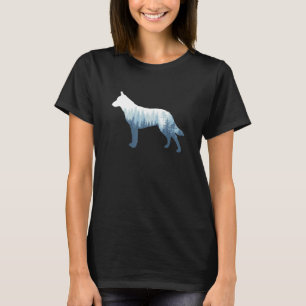 Camiseta Heeler Silhouette Australian Cattle Dog Outdoor Na
