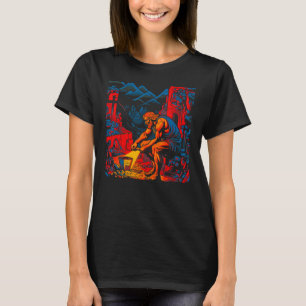 Camiseta Hefesto Mitología Griega Dios del Fuego Herrero