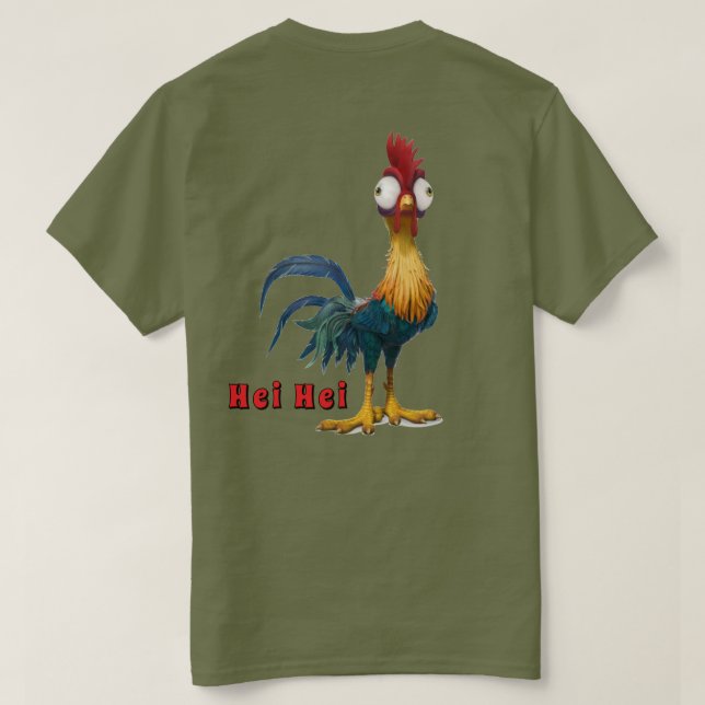 Camiseta Hei Hei Chickenshirt (Reverso del diseño)