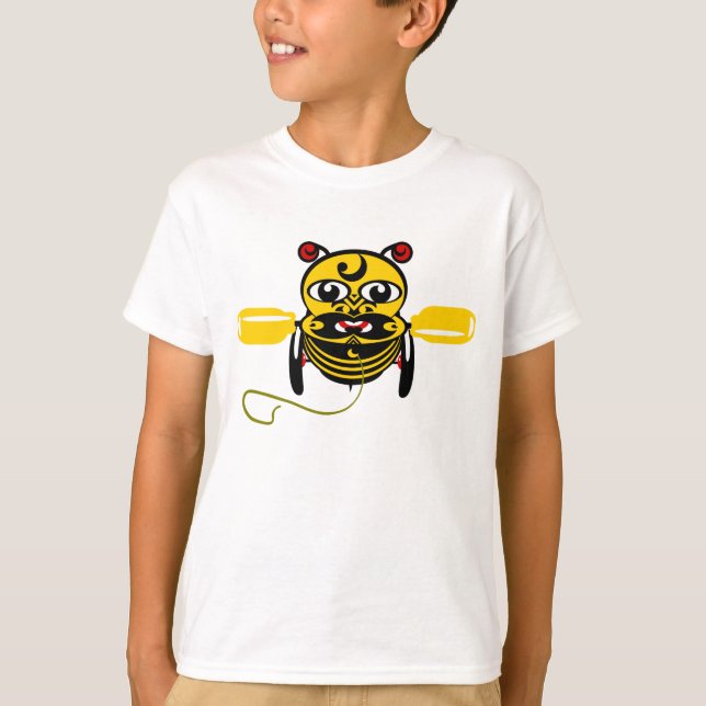 Camiseta Hei Tiki Bee Toy Kiwiana (Anverso)