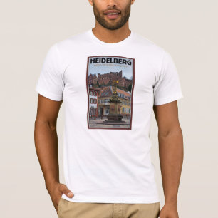 Camiseta Heidelberg - estatua y castillo