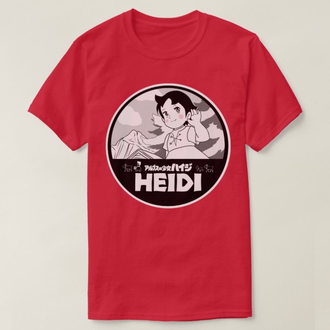 CAMISETA HEIDI (Diseño del anverso)