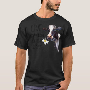 Camiseta Heifer Vive Como Alguien Dejó A Un Agricultor De V