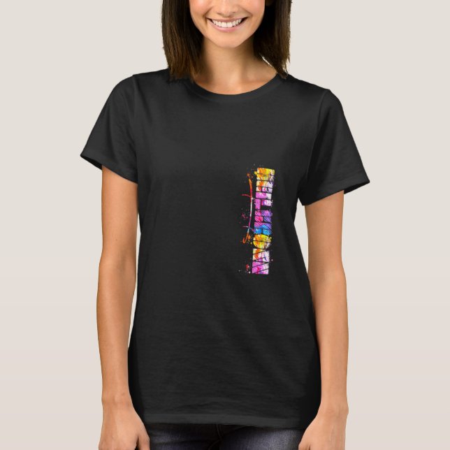 Camiseta Heilbronn Lettering Watercolor Heilbronn (Anverso)