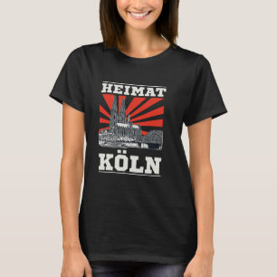Camiseta Heimat Colonia Diseño con Rin y Catedral de Coloni