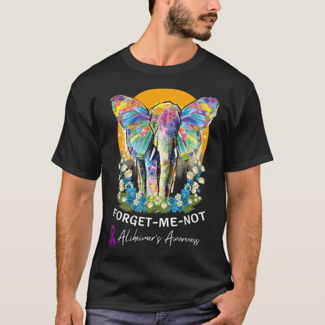 Camiseta Heimerheimer Elephant Forget-me-not Heimerheimer's (Anverso)