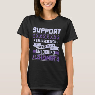Camiseta Heimerheimer Lesiones Cerebrales Diseño Purple Hei