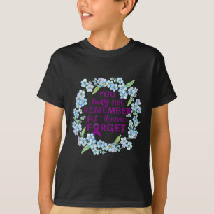 Camiseta Heimerheimer Olvide-me-not Flor Wreath Heimerhei