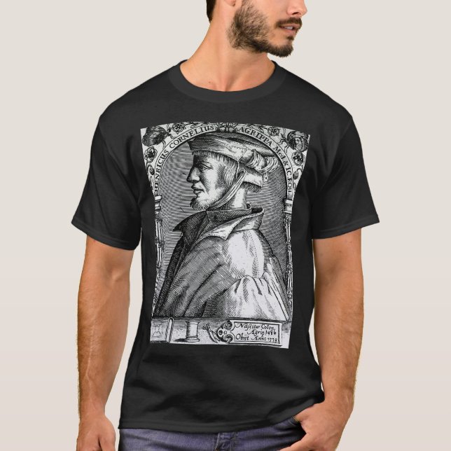 Camiseta Heinrich Cornelius Agrippa  German Polymath Theolo (Anverso)