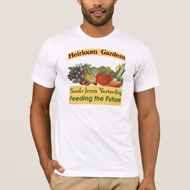Camiseta Heirloom Gardens Green Saying (Anverso)