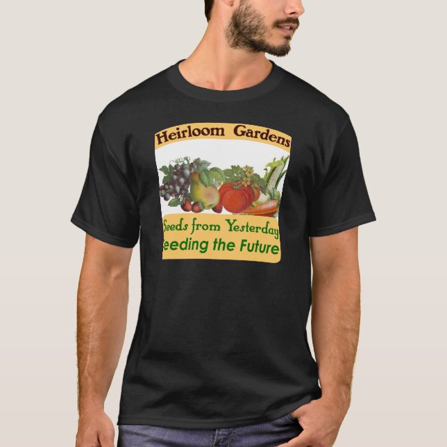 Camiseta Heirloom Gardens Green Saying (Anverso)