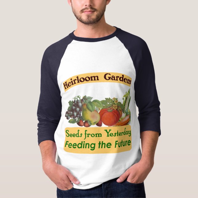 Camiseta Heirloom Gardens Green Saying (Anverso)