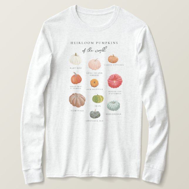 Camiseta Heirloom Pumpkins (Anverso del diseño)