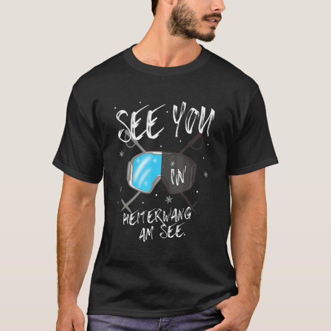Camiseta Heiterwang Am See Tyrol Vacation Hiking Ski Goggle (Anverso)
