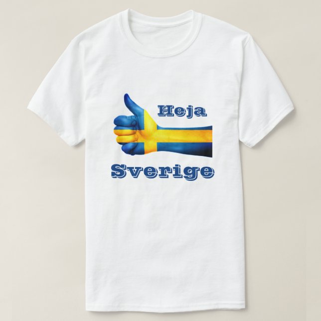 Camiseta Heja Sverige (Diseño del anverso)