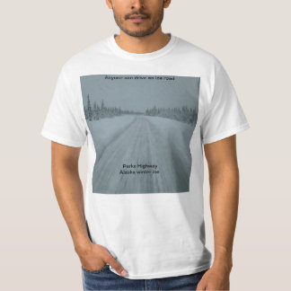 Camiseta helada del camino