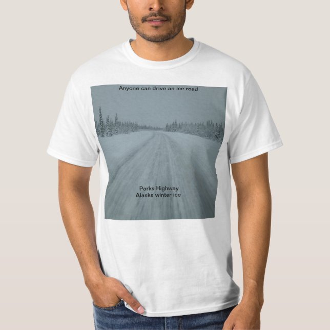 Camiseta helada del camino (Anverso)