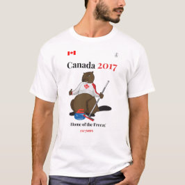 Camiseta Helada que se encrespa de Canadá 150 en 2017
