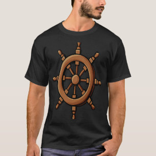 Camiseta Heladera de rueda de la rueda de la roble de la di