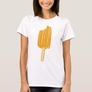 Camiseta Helado anaranjado en un palillo