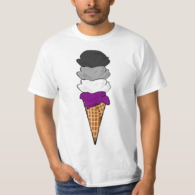Camiseta Helado asexual (Anverso)