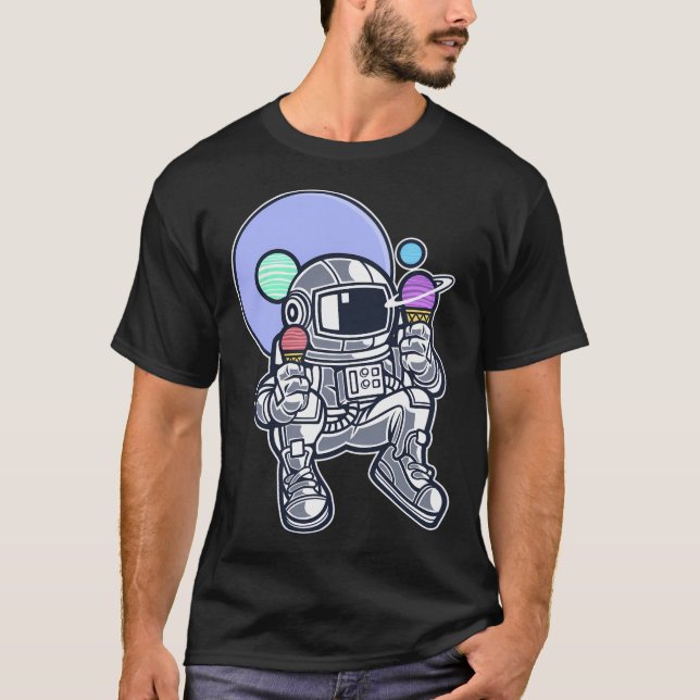 Camiseta Helado astronauta (Anverso)
