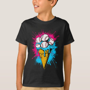 Camiseta Helado Bysebyll Drip Acuarela Hombres Jóvenes Chic
