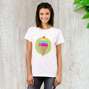 Camiseta Helado colorido