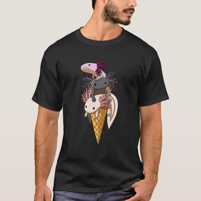 Camiseta Helado Cream Axolotl (Anverso)