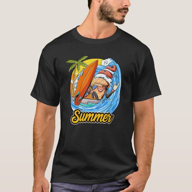 Camiseta Helado Cream Cone Surfing Surfboardi (Anverso)