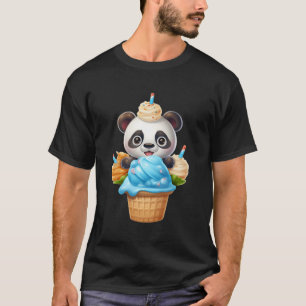 Camiseta Helado Cream Panda Bear Delicioso Teddy Bear Icecr