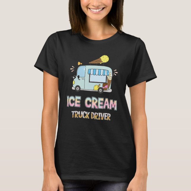 Camiseta Helado Cream Truck Driver Classic Summer Swec (Anverso)