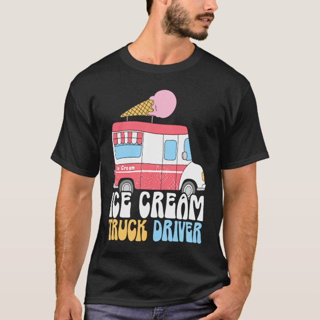 Camiseta Helado Cream Truck Driver Sundae Gelato Dessert (Anverso)