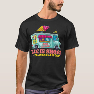 Camiseta Helado Cream Truck Gift Ice Cream Man Driver 