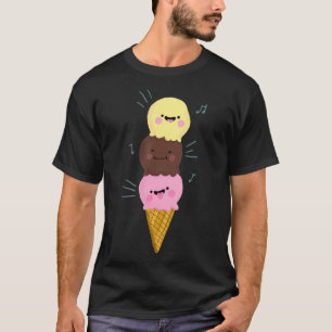 Camiseta Helado Cream Van Driver Helicóptero Cream Cream Ic