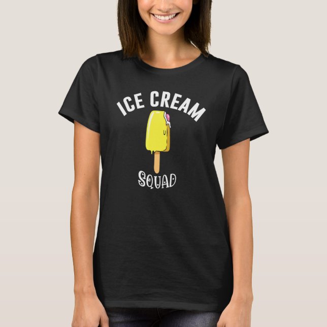 Camiseta Helado Crema Cuadrado De Hielo Cañón De Hielo Para (Anverso)