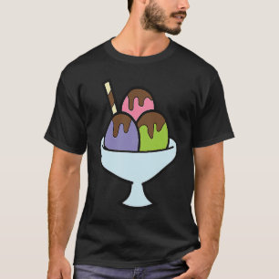 Camiseta Helado Crema De Hielo Gelato Verano