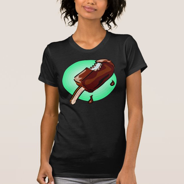Camiseta Helado cubierto de chocolate (Anverso)