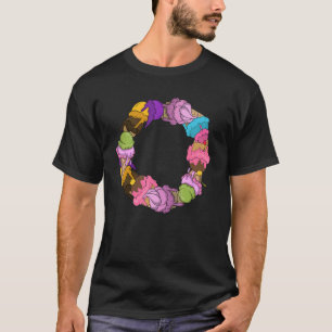 Camiseta Helado De Alimento Crema De Cono Verano Postre Dul