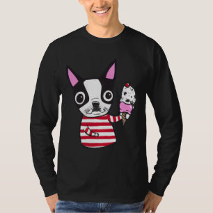 Camiseta Helado de Boston Terrier