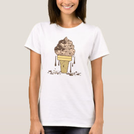 Camiseta Helado de café