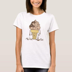 Camiseta Helado de café